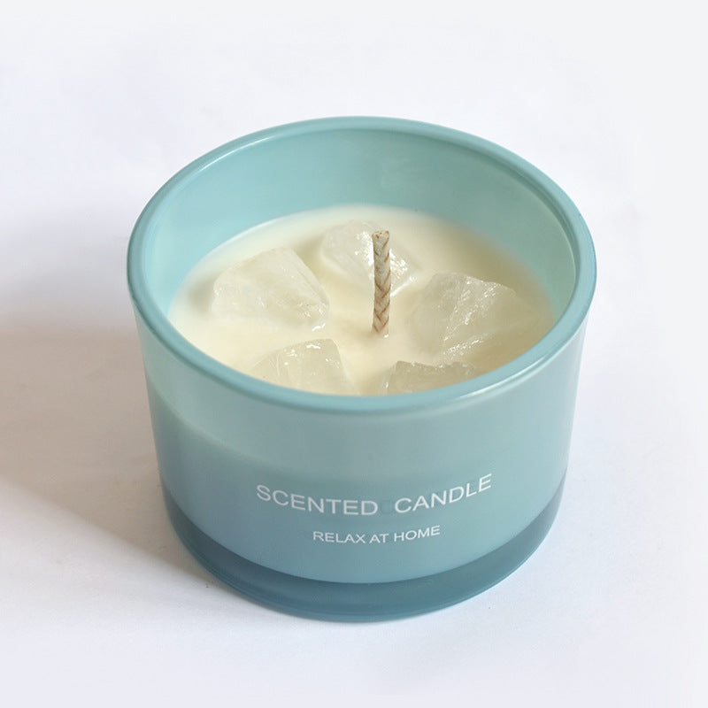 Sheehas Feng Shui Meditation Crystal Scented Candle - Stress Relief