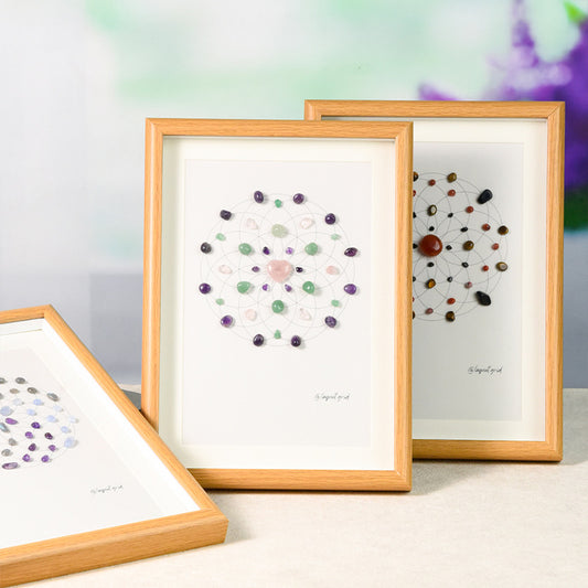 Sheehas Feng Shui Crystal Array Energy-Healing Photo Frame