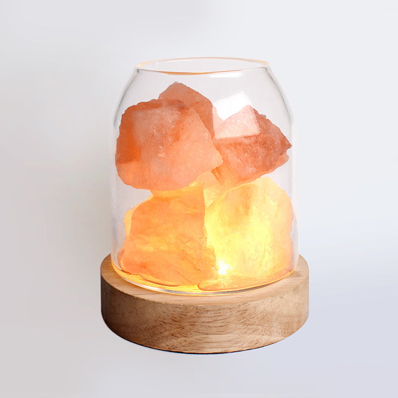 Sheehas Feng Shui Fireless Crystal Aromatherapy Diffusion Stone Night Light - Absorbs Wealth and Enhances Energy