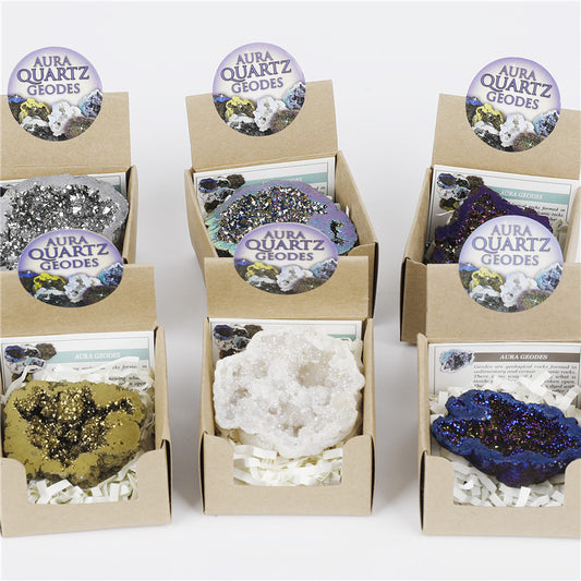 「Natural Crystal Wealth Bowl」Six-Color Energy Field · Source of Prosperity & Harmony