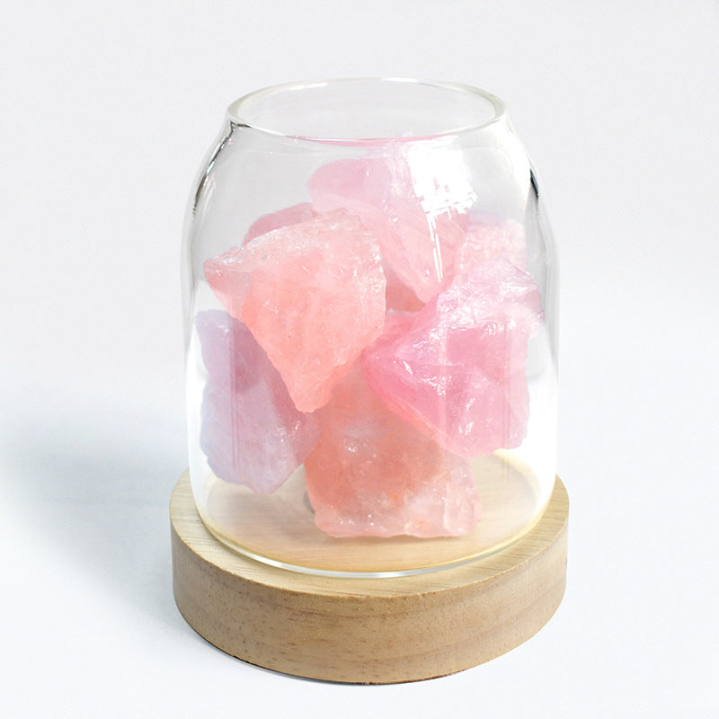 Sheehas Feng Shui Fireless Crystal Aromatherapy Diffusion Stone Night Light - Absorbs Wealth and Enhances Energy