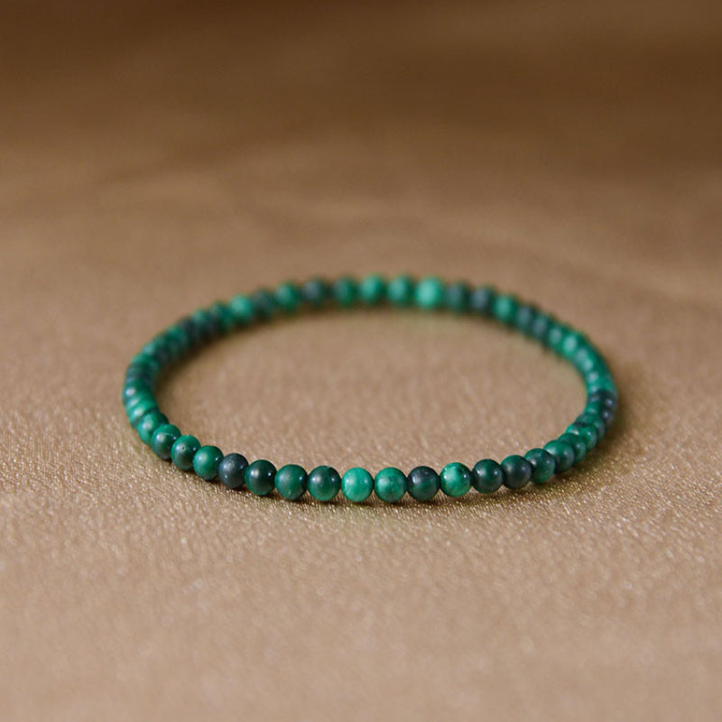 Sheehas Feng Shui Natural Malachite Spiritual Sensing and Healing Stackable Bracelet