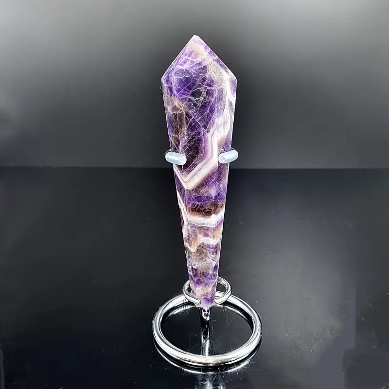 Sheehas Amethyst Energy Crystal Scepter ( Height: 4.3" - 6.6" ) - 我的商店 - 