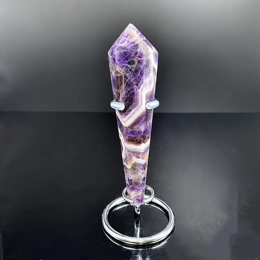 Sheehas Amethyst Energy Crystal Scepter ( Height: 4.3" - 6.6" ) - 我的商店 - 