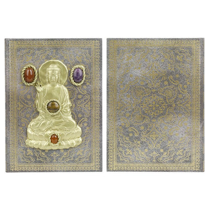 Sheehas Buddha - Blessed Feng - Shui Crystal Magic Notebook 10"*7.5"*0.8" - 我的商店 - Artwork in Decor