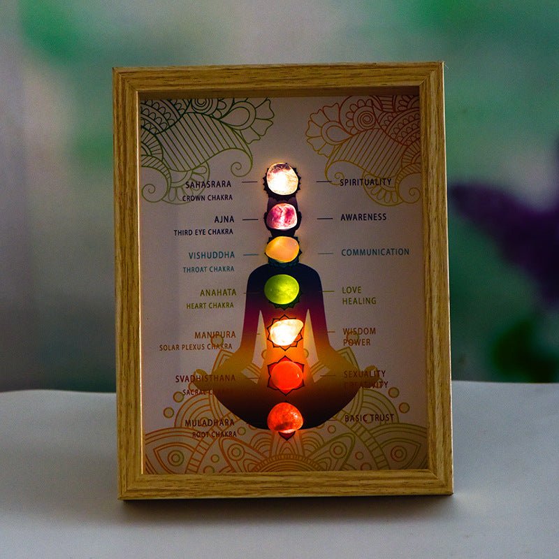 Sheehas Chakra Crystal Luminescent Photo Frame - Spiritual Enlightenment and Energy Rejuvenation - 我的商店 - 