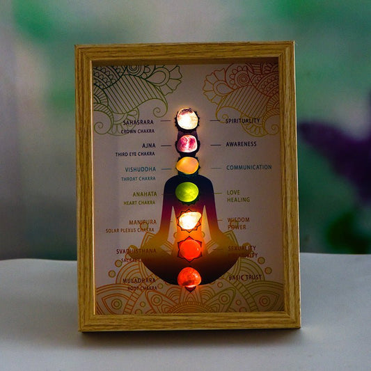 Sheehas Chakra Crystal Luminescent Photo Frame - Spiritual Enlightenment and Energy Rejuvenation - 我的商店 - 
