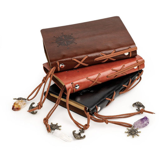 Sheehas Crystal Column & Rudder Pendant Magic Notebook 5.7"*4"*0.8" - 我的商店 - Notebooks & Notepads