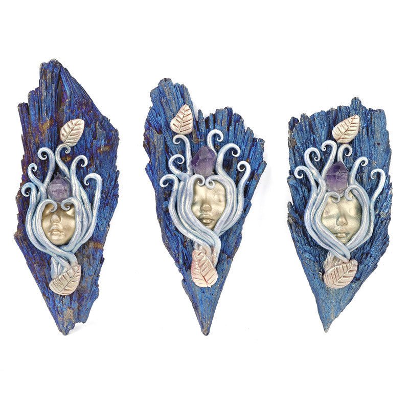 Sheehas Feng Shui Blue/Purple Electroplated Tourmaline Angel of Sweet Dreams - Blessing and Protection - 我的商店 - 