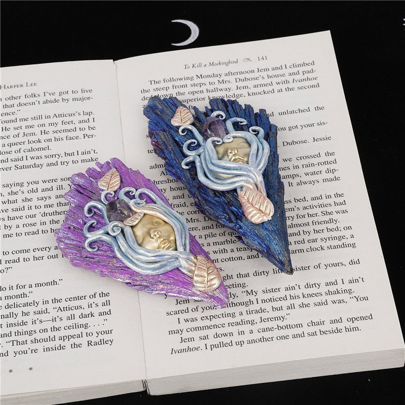 Sheehas Feng Shui Blue/Purple Electroplated Tourmaline Angel of Sweet Dreams - Blessing and Protection - 我的商店 - 