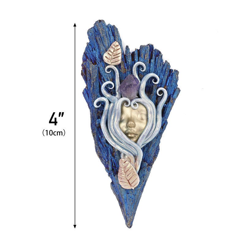 Sheehas Feng Shui Blue/Purple Electroplated Tourmaline Angel of Sweet Dreams - Blessing and Protection - 我的商店 - 