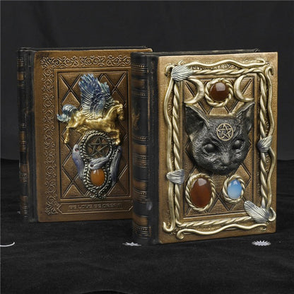 Sheehas Feng Shui Flying Horse Agate Magic Notebook 6.9"*5.3"*1.5" - 我的商店 - Artwork in Decor