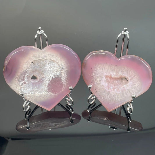 Sheehas Feng Shui Heart - Shaped Natural Geode Agate - The Source of Love and Prosperity Energy - 我的商店 - 