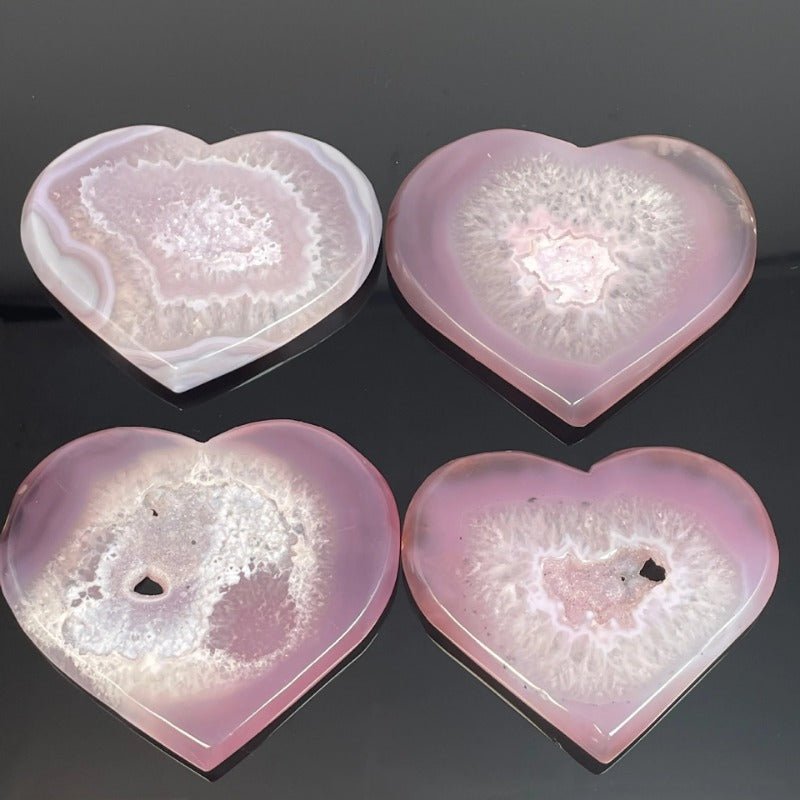 Sheehas Feng Shui Heart - Shaped Natural Geode Agate - The Source of Love and Prosperity Energy - 我的商店 - 