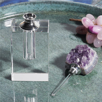 Sheehas Feng Shui Natural Amethyst Cluster Classic Perfume Bottle - Renewing Spirit - 我的商店 - 