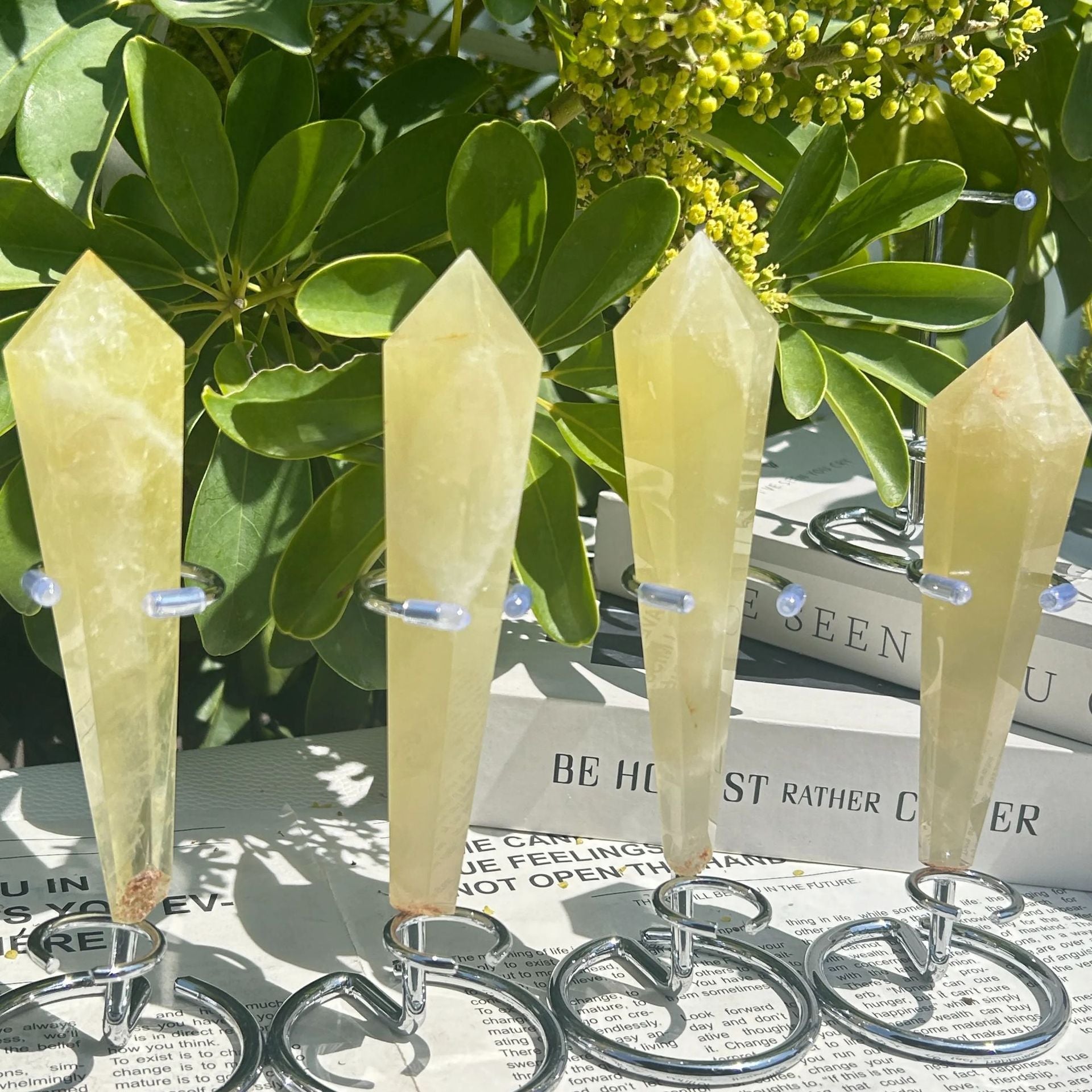 Sheehas Feng Shui Natural Citrine Scepter - The Energy Scepter of Wealth and Vitality ( Height: 5" - 7" ) - 我的商店 - 