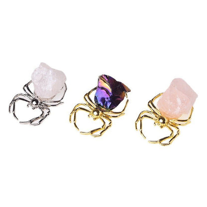 Sheehas Feng Shui Natural Crystal Spider Bric - A - Brac - 我的商店 - 