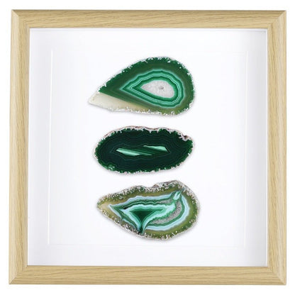 Sheehas Feng Shui Raw Agate Slices Healing Photo Frame - 我的商店 - 