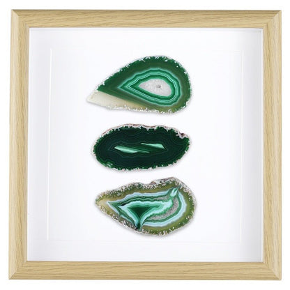 Sheehas Feng Shui Raw Agate Slices Healing Photo Frame - 我的商店 - 