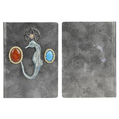 Sheehas Feng Shui Seahorse Pentagram Crystal Magic Notebook 8.5"*6.1"*0.7" - 我的商店 - Artwork in Decor