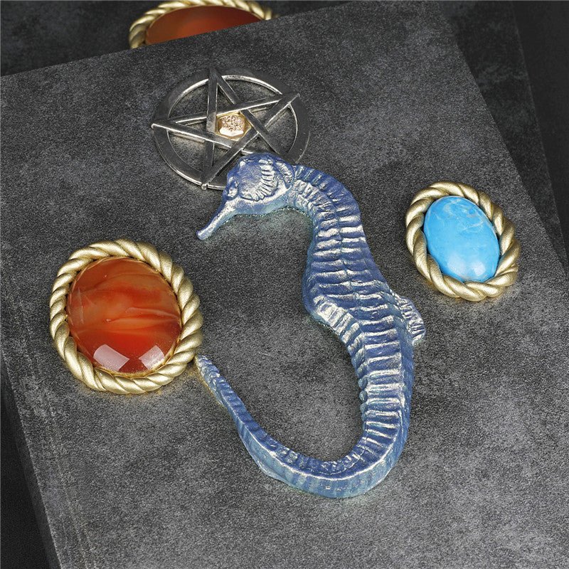 Sheehas Feng Shui Seahorse Pentagram Crystal Magic Notebook 8.5"*6.1"*0.7" - 我的商店 - Artwork in Decor