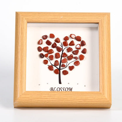 Sheehas Heart Blossom Chakra Crystal Photo Frame - Love Charm - 我的商店 - 
