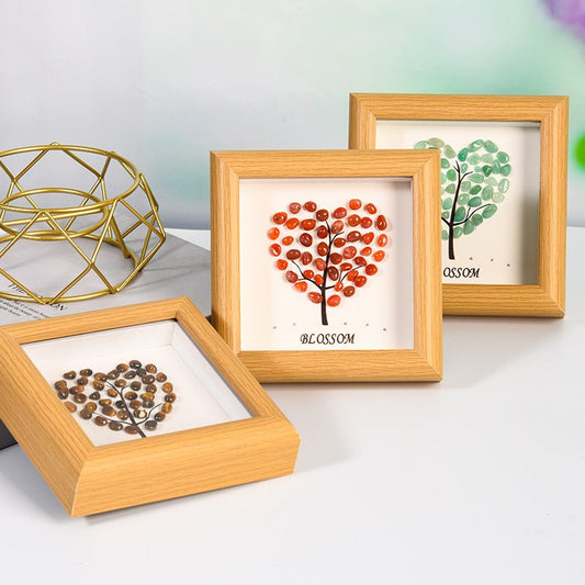 Sheehas Heart Blossom Chakra Crystal Photo Frame - Love Charm - 我的商店 - 