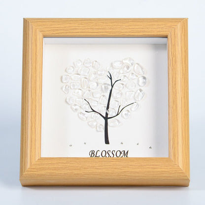 Sheehas Heart Blossom Chakra Crystal Photo Frame - Love Charm - 我的商店 - 