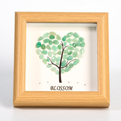 Sheehas Heart Blossom Chakra Crystal Photo Frame - Love Charm - 我的商店 - 
