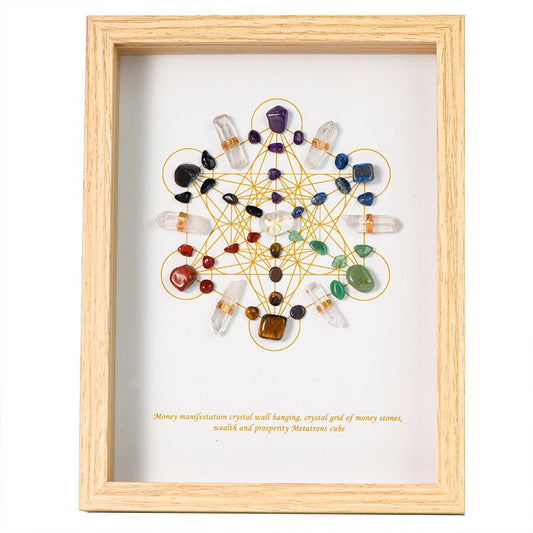 Sheehas Metatron Crystal Wealth - Attracting Crystal Photo Frame - Prosperity and Fortune - Boosting - 我的商店 - 