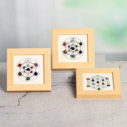Sheehas Mysterious Metatron's Cube Photo Frame - Fortune Enhancement - 我的商店 - 