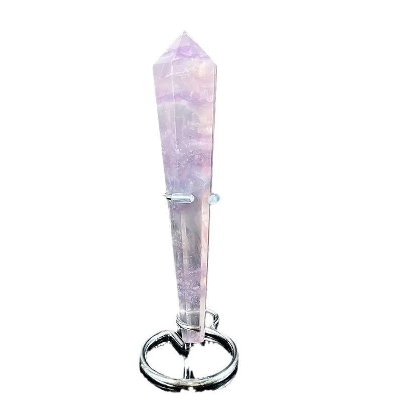 Sheehas Purple Fluorite Energy Scepter ( Height: 7" - 8" ) - 我的商店 - Artwork in Decor