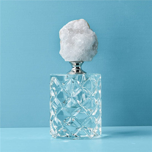 Sheehas Spiritual Energy Activation Feng Shui Agate Cluster Healing Aromatherapy Bottle - 我的商店 - 