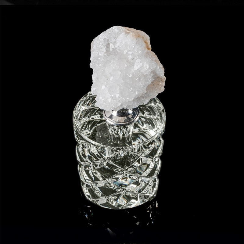 Sheehas Spiritual Energy Activation Feng Shui Agate Cluster Healing Aromatherapy Bottle - 我的商店 - 