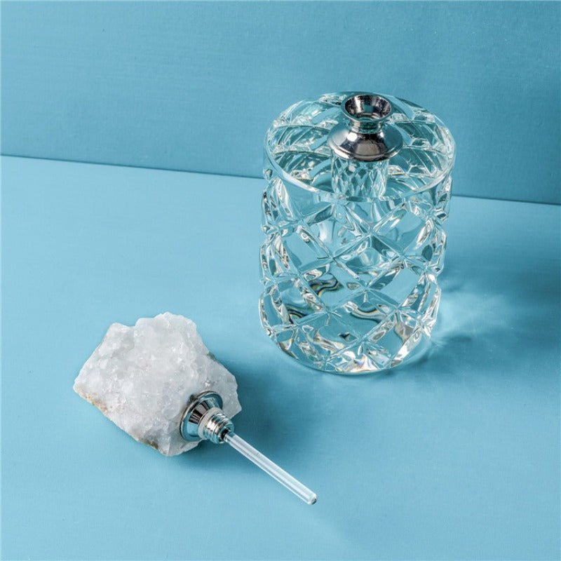 Sheehas Spiritual Energy Activation Feng Shui Agate Cluster Healing Aromatherapy Bottle - 我的商店 - 