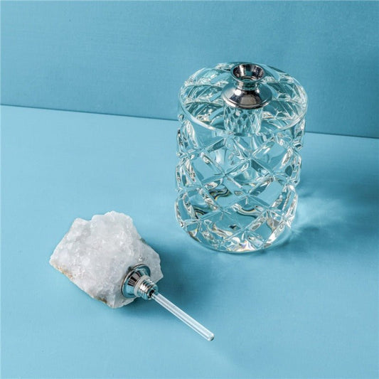 Sheehas Spiritual Energy Activation Feng Shui Agate Cluster Healing Aromatherapy Bottle - 我的商店 - 