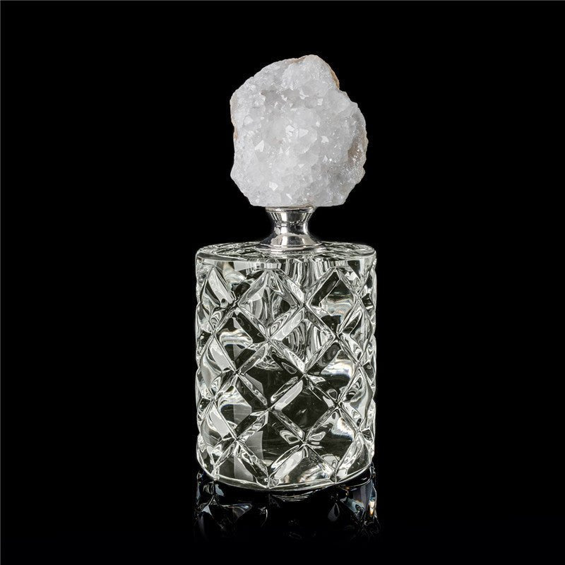 Sheehas Spiritual Energy Activation Feng Shui Agate Cluster Healing Aromatherapy Bottle - 我的商店 - 