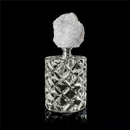 Sheehas Spiritual Energy Activation Feng Shui Agate Cluster Healing Aromatherapy Bottle - 我的商店 - 