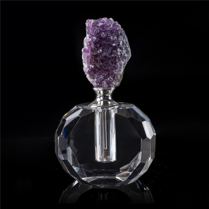 Sheehas Spiritual Guardian - Amethyst Cluster Perfume Bottle - 我的商店 - 
