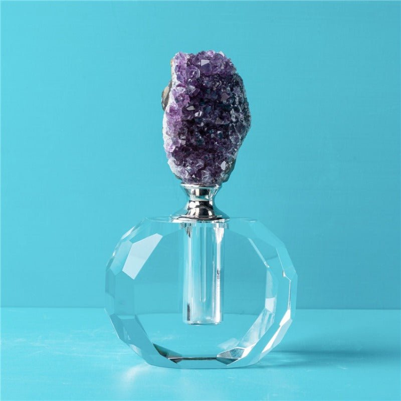 Sheehas Spiritual Guardian - Amethyst Cluster Perfume Bottle - 我的商店 - 