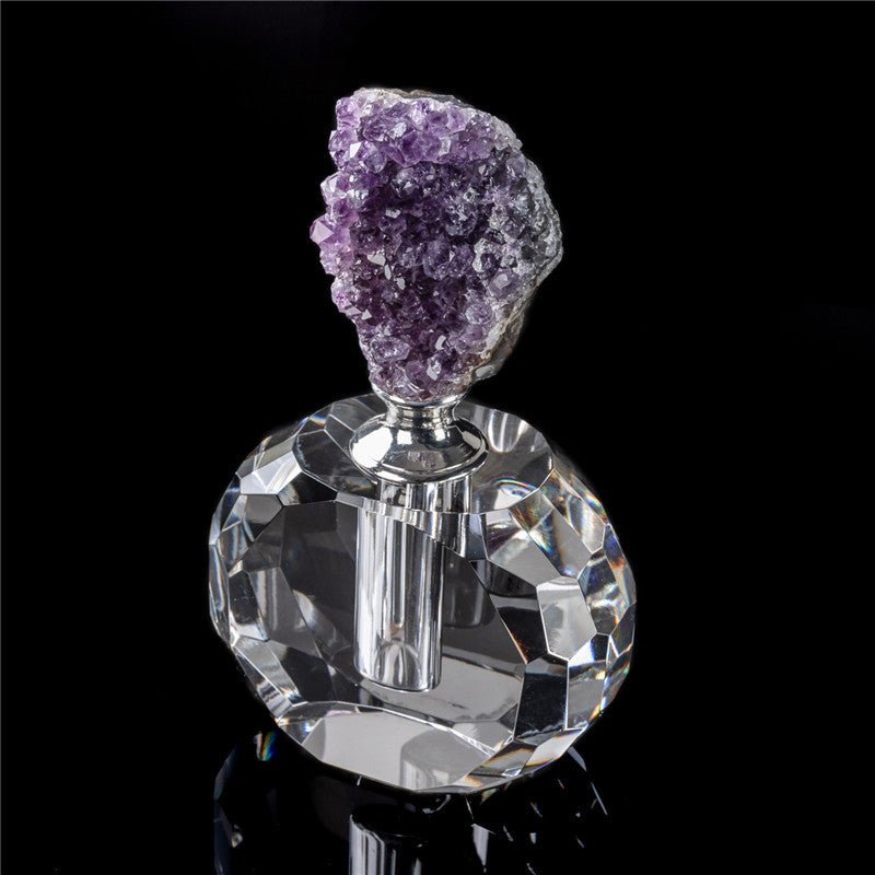 Sheehas Spiritual Guardian - Amethyst Cluster Perfume Bottle - 我的商店 - 