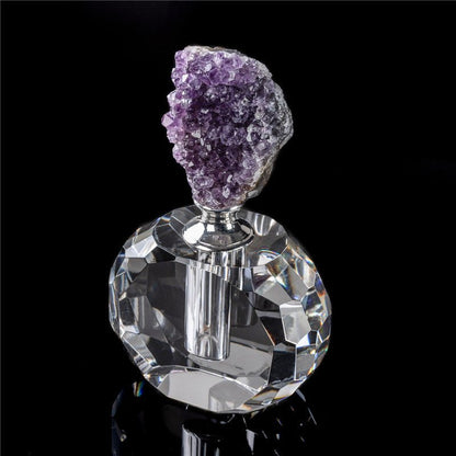 Sheehas Spiritual Guardian - Amethyst Cluster Perfume Bottle - 我的商店 - 