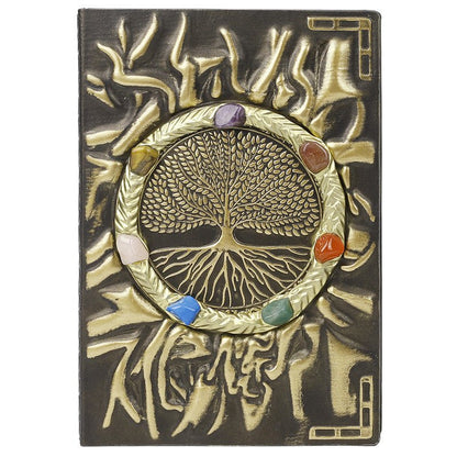 Sheehas Tree of Life Chakra Crystal Magic Notebook 8.2"*5.7"*0.7" - 我的商店 - Notebooks & Notepads