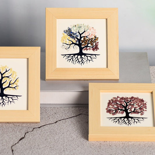 Sheehas Tree of Life Crystal Photo Frame - Growth and Prosperity - 我的商店 - 