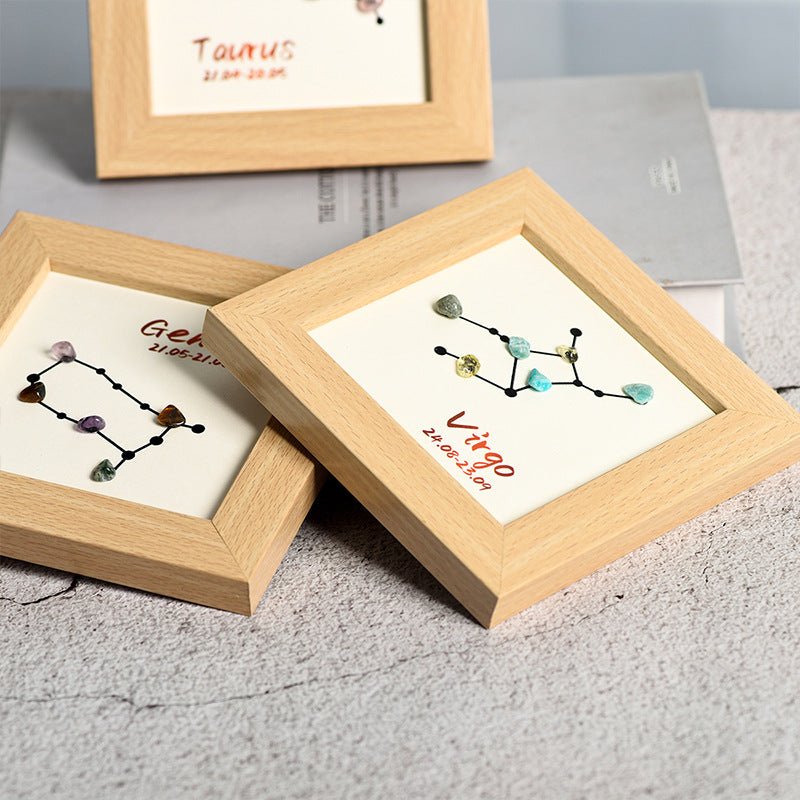 Sheehas Zodiac Crystal Raw Stone Photo Frame - Zodiac Resonance - 我的商店 - 