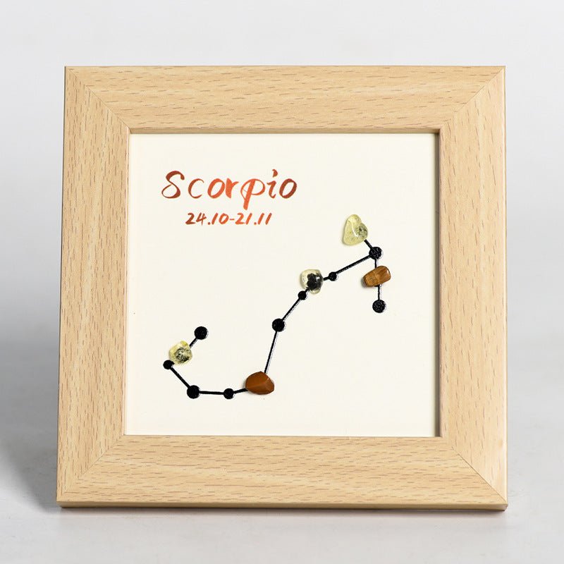 Sheehas Zodiac Crystal Raw Stone Photo Frame - Zodiac Resonance - 我的商店 - 