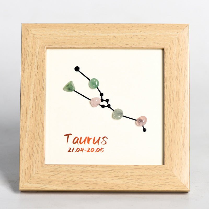 Sheehas Zodiac Crystal Raw Stone Photo Frame - Zodiac Resonance - 我的商店 - 