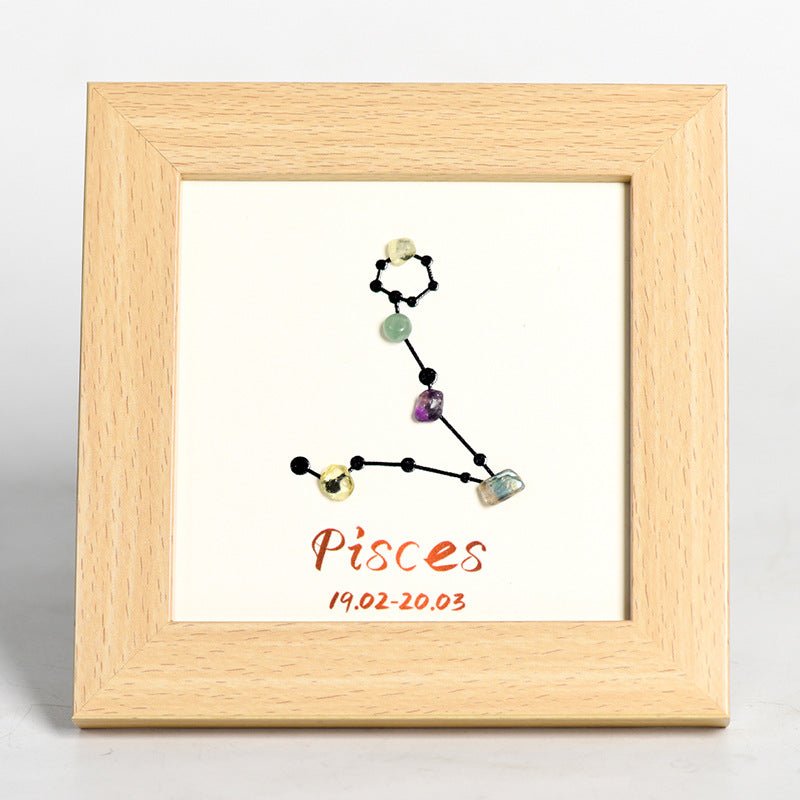 Sheehas Zodiac Crystal Raw Stone Photo Frame - Zodiac Resonance - 我的商店 - 