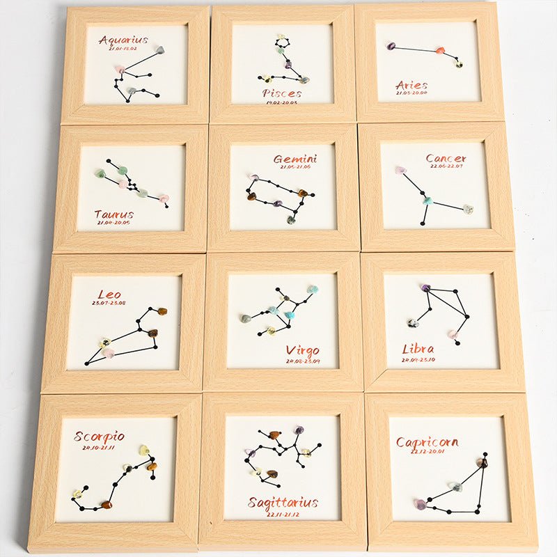 Sheehas Zodiac Crystal Raw Stone Photo Frame - Zodiac Resonance - 我的商店 - 