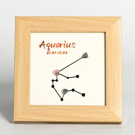 Sheehas Zodiac Crystal Raw Stone Photo Frame - Zodiac Resonance - 我的商店 - 
